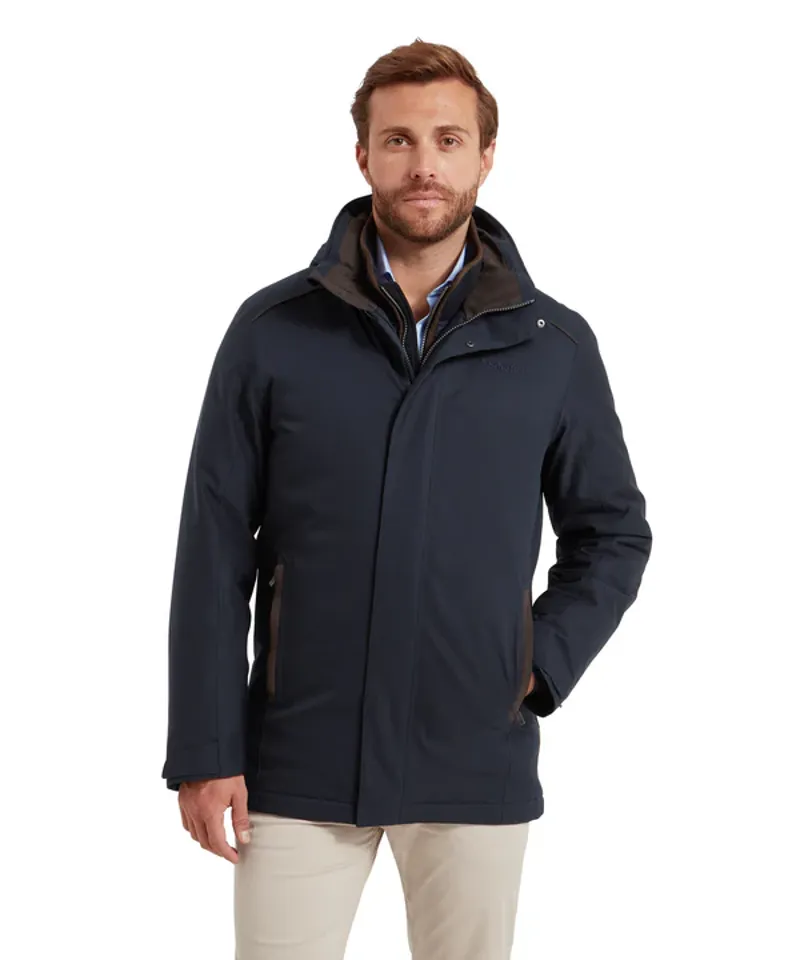 Schoffel Men's Whitton Waterproof Coat Navy-6