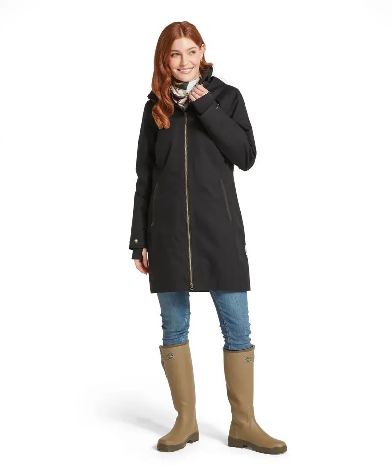 Schoffel Women's Allexton Waterproof Coat - Charcoal-1