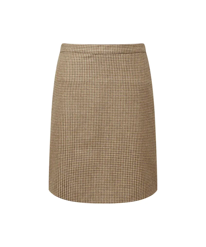 Schoffel Women's Beauly Tweed Skirt Houndstooth Tweed-1