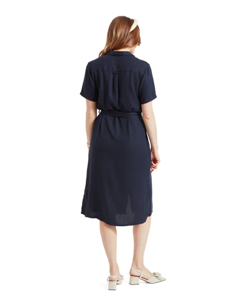 Schoffel Women's Daisy Linen Dress Navy-4