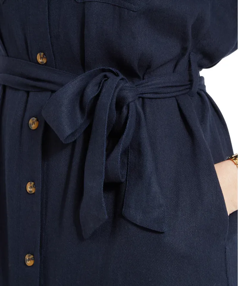 Schoffel Women's Daisy Linen Dress Navy-6