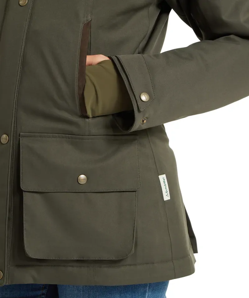 Schoffel Women's Langton Country Coat Dark Woodland-8