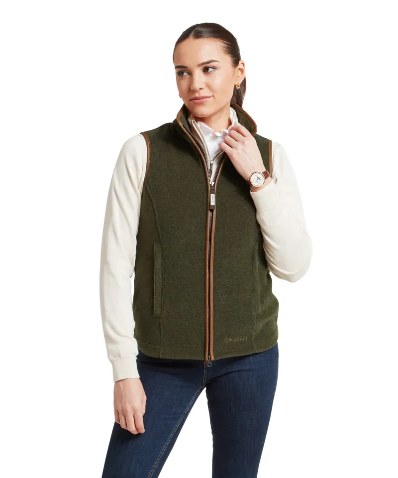 Schoffel Women's Lyndon II Fleece Gilet Dark Olive