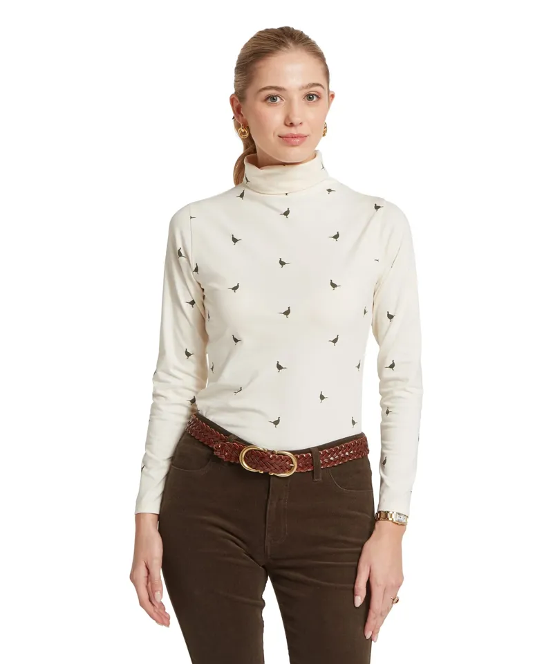 Schoffel Women's Malham Top - Khaki Green Pheasant-1