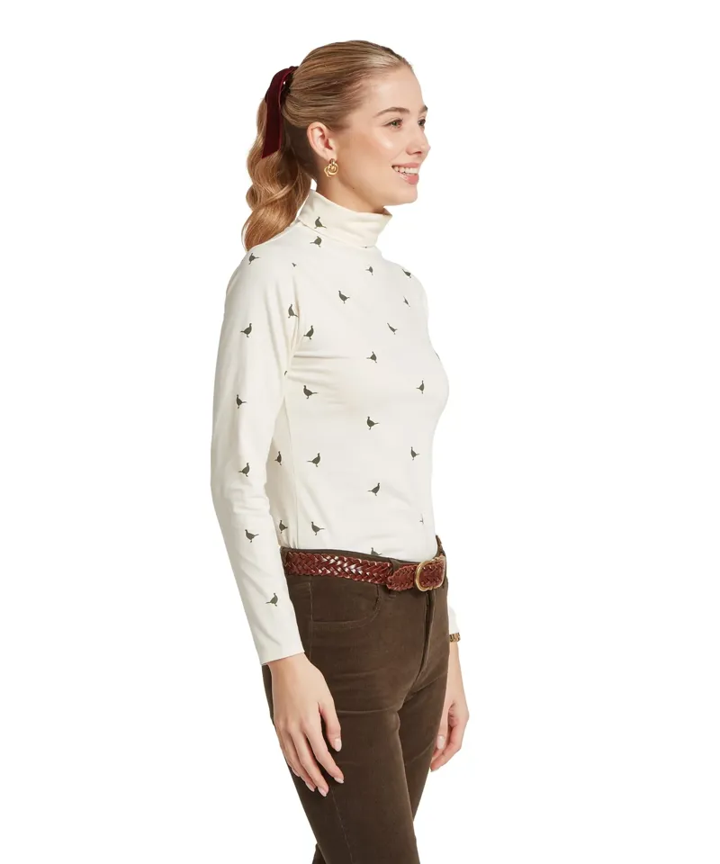 Schoffel Women's Malham Top - Khaki Green Pheasant-3