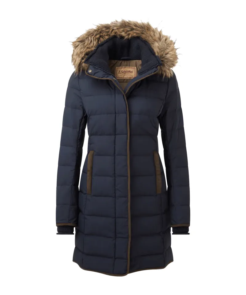 Schoffel Women's Mayfair II Down Coat Midnight