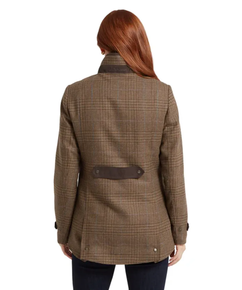 Schoffel Women's Murra Tweed Coat - Teviot Tweed-3