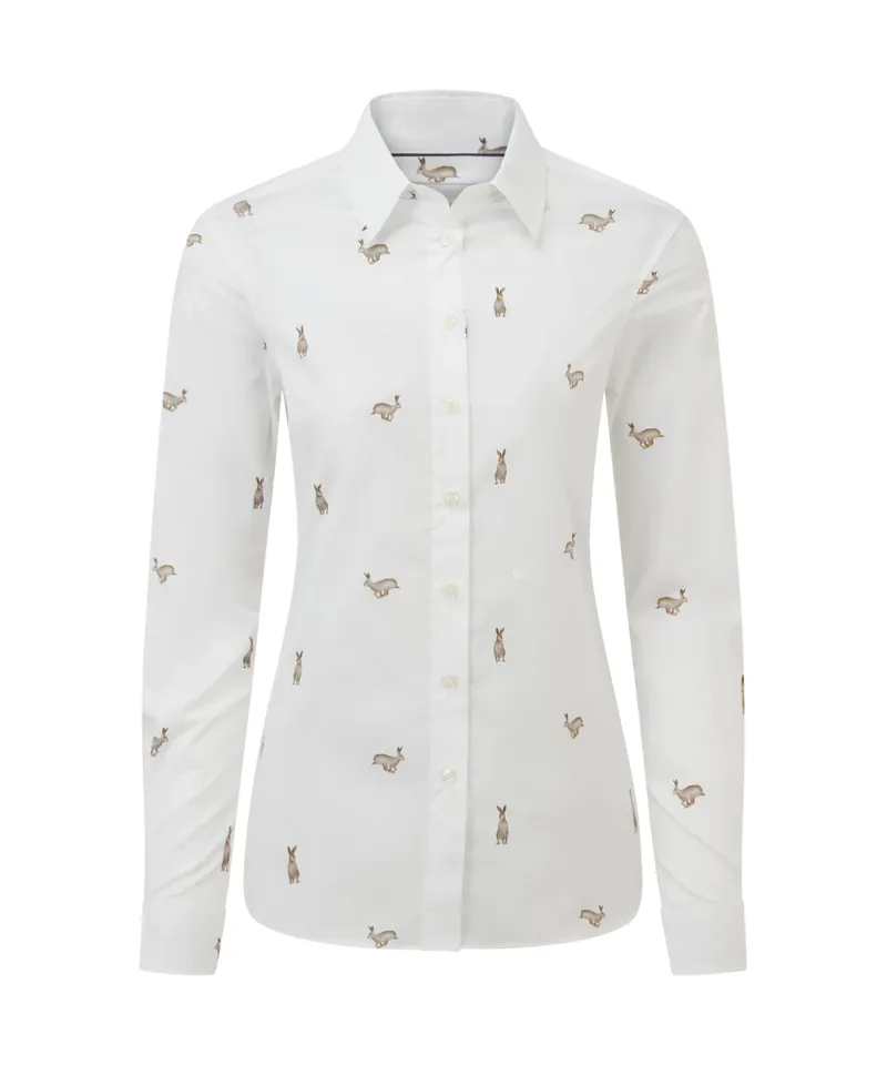 Schoffel Women's Norfolk Shirt - Painted Hare
