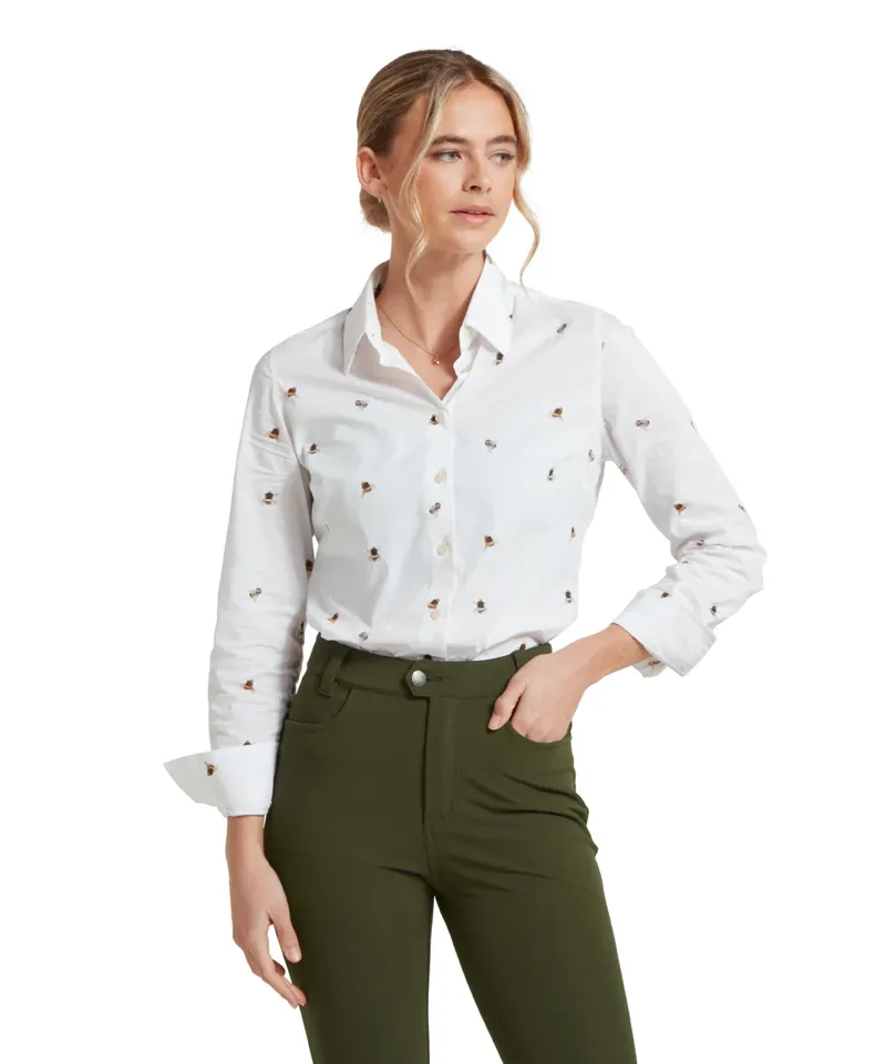 Schoffel Women's Norfolk Shirt Painted Bee