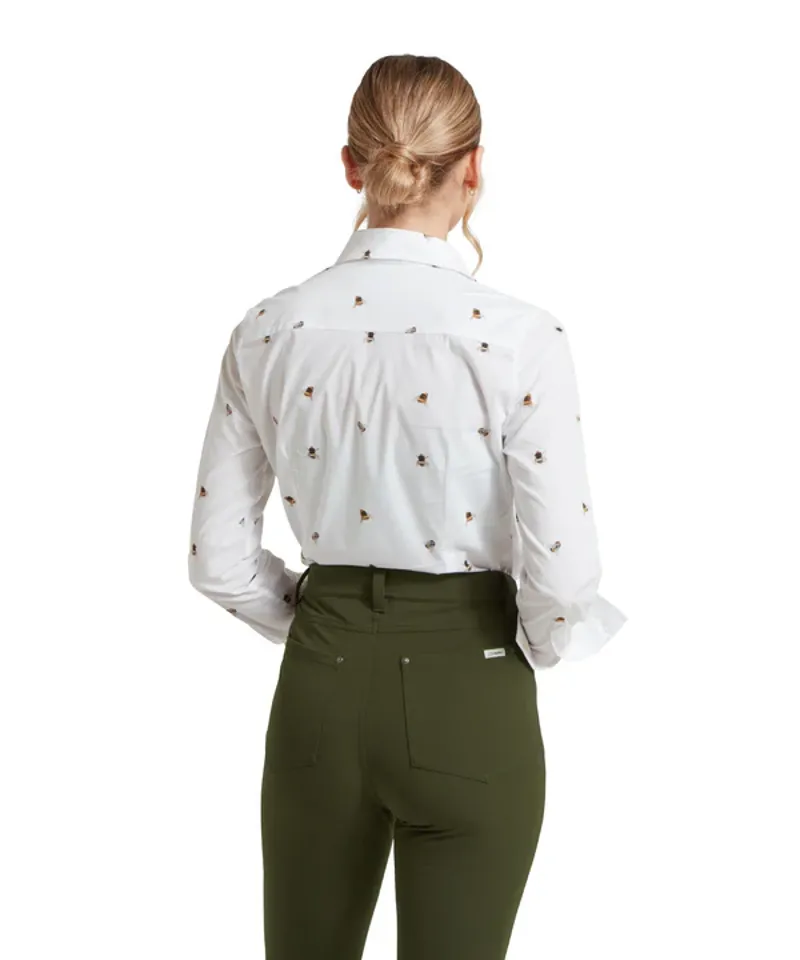Schoffel Women's Norfolk Shirt Painted Bee-4