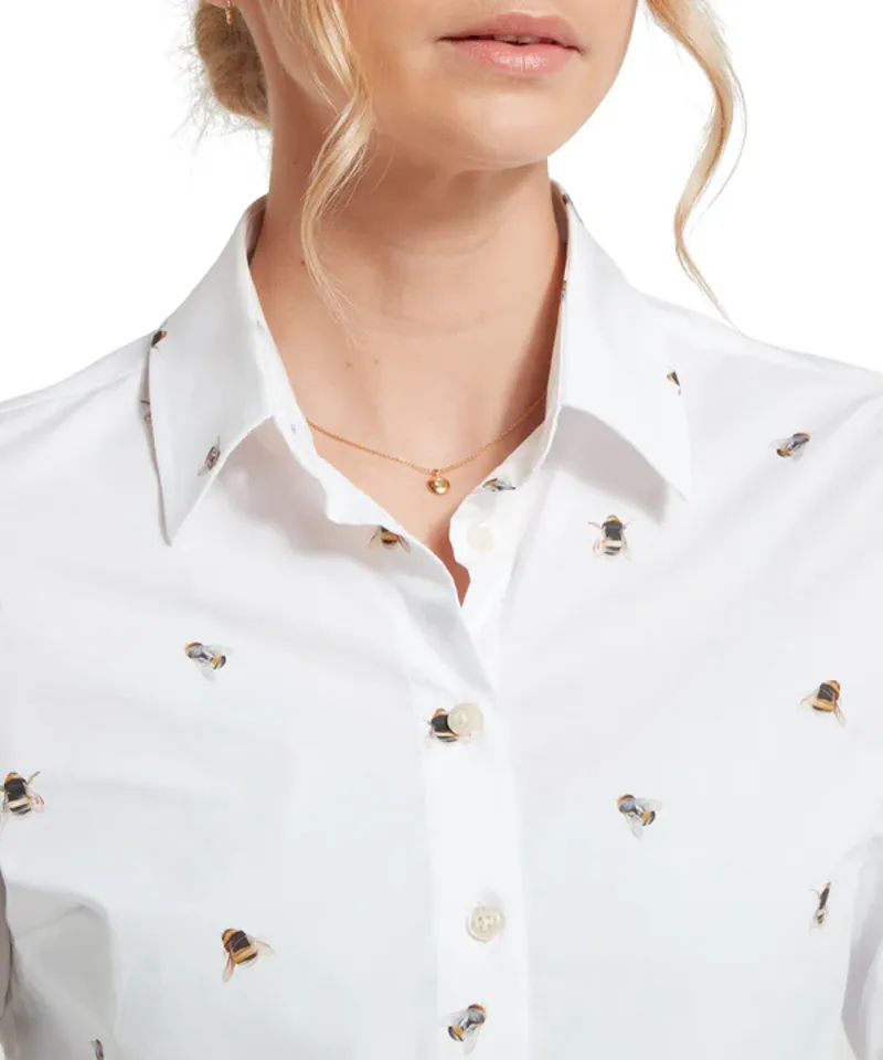 Schoffel Women's Norfolk Shirt Painted Bee-5