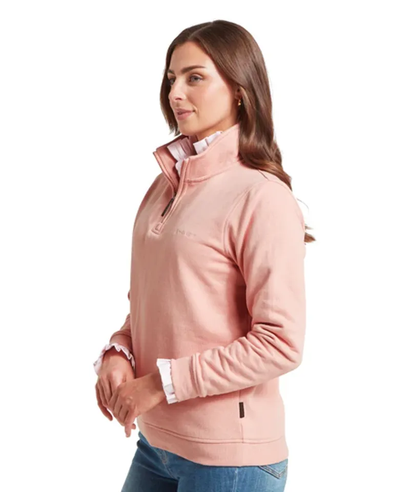 Schoffel Women's Sennen Cove Sweatshirt - Pale Rose-1