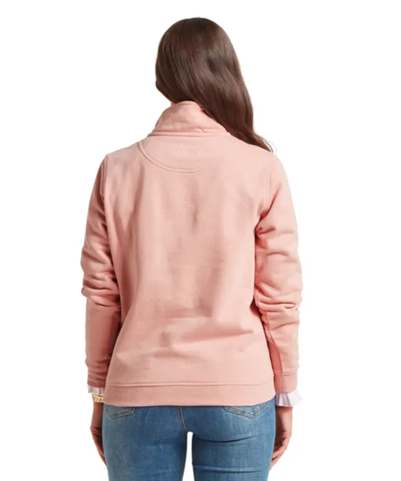 Schoffel Women's Sennen Cove Sweatshirt - Pale Rose-2