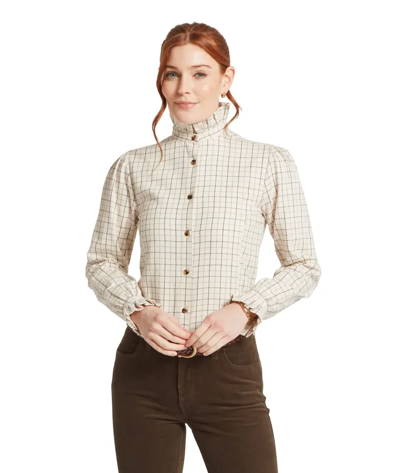 Schoffel Women's Sheringham Shirt - Beetroot Check-1