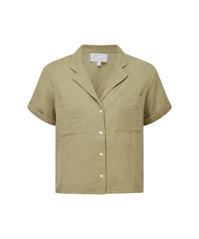 Schoffel Women's Summerfield Shirt Light Khaki Green-1