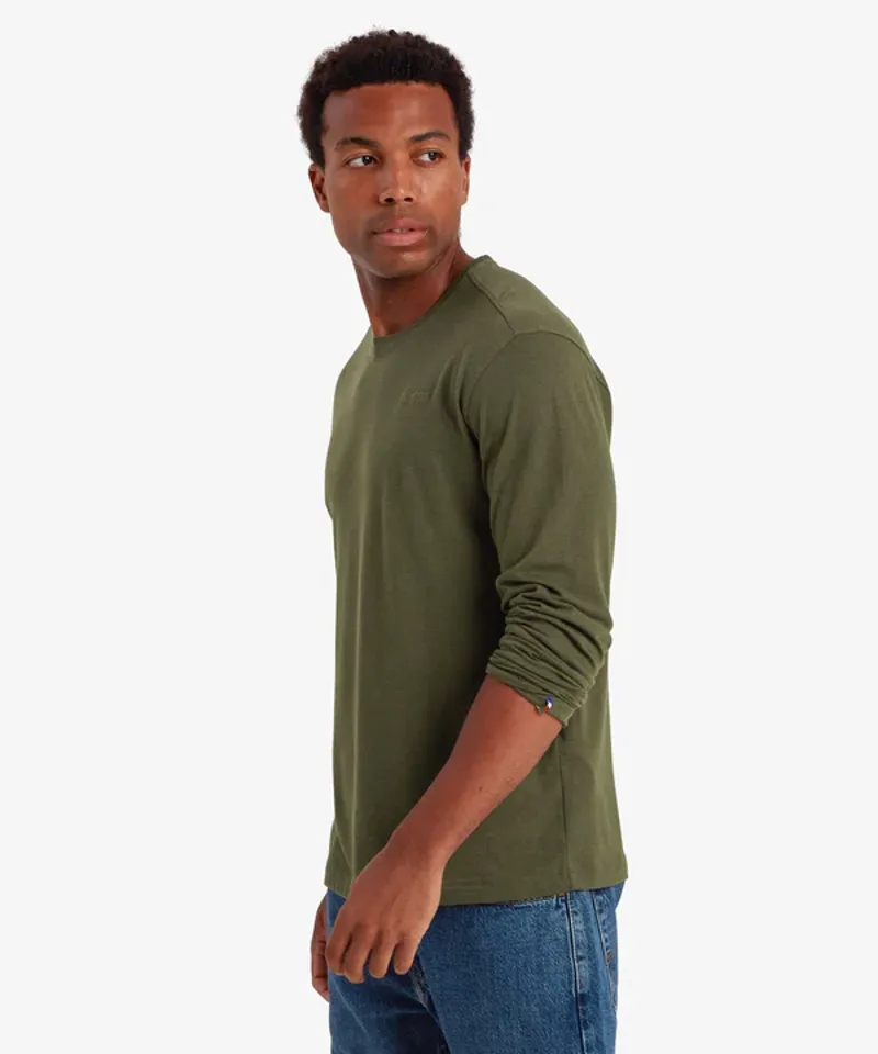 Sherpa M's Bali L/S Crew Evergreen-2