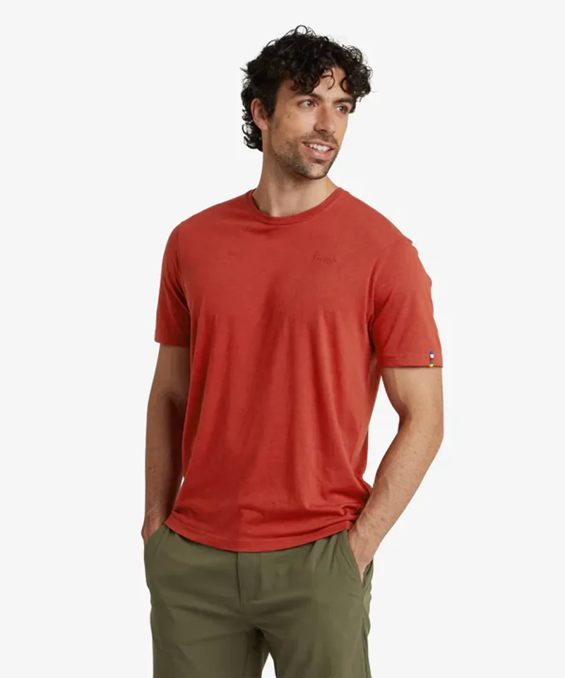 Sherpa Men's Bali Tee - Rust-1