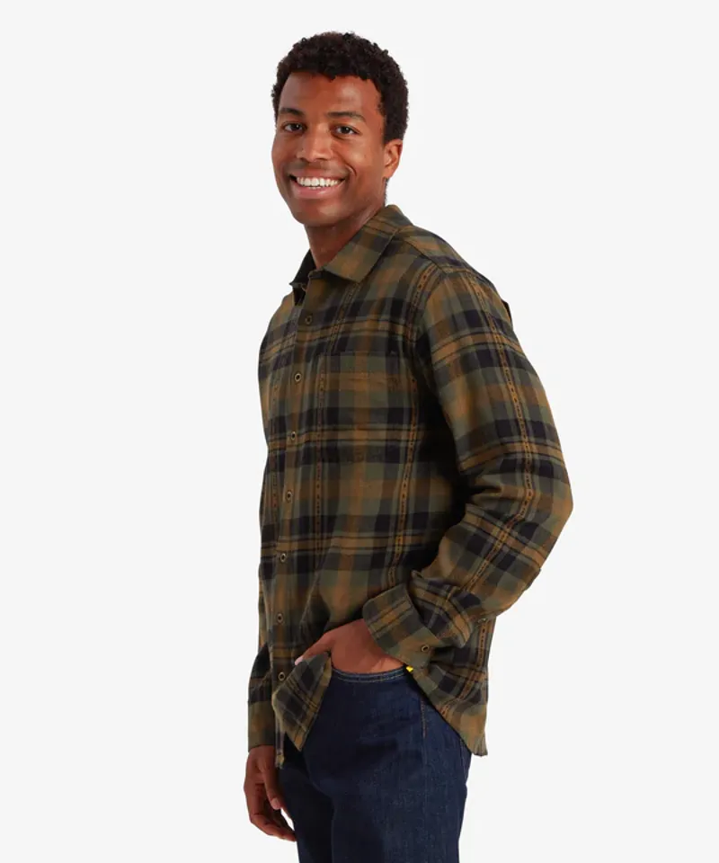 Sherpa Men's Dharan Long Sleeve Shirt Evergreen-3