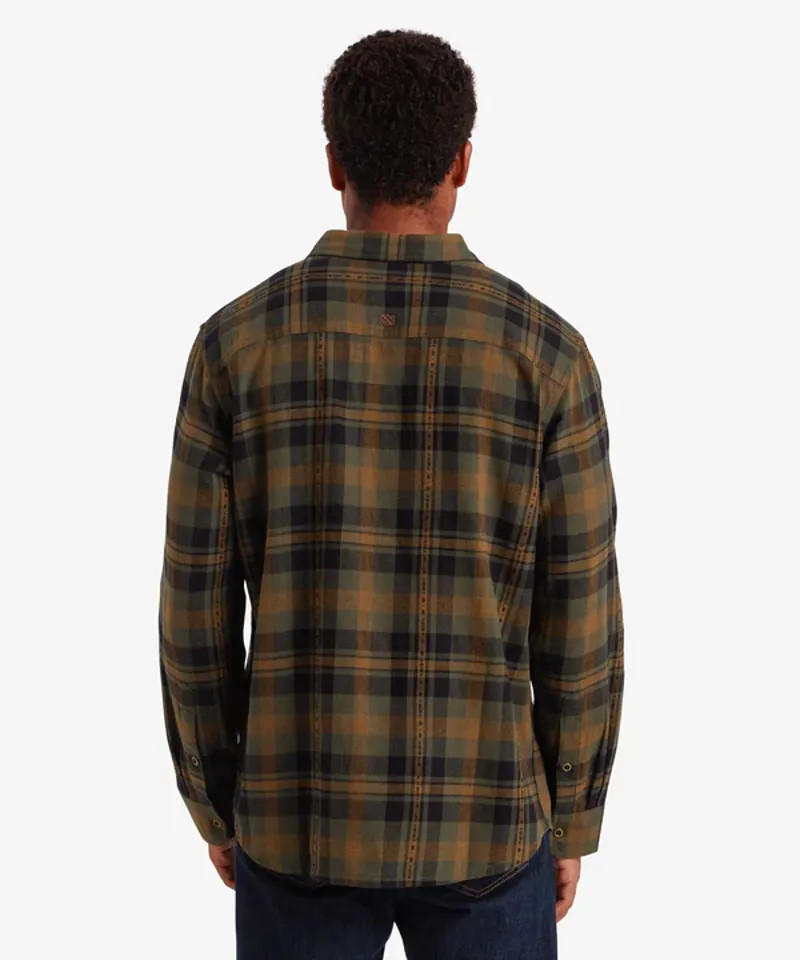 Sherpa Men's Dharan Long Sleeve Shirt Evergreen-4