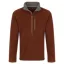 Sherpa Men's Rolpa Eco 1/4 Zip Fleece - Dark Rust