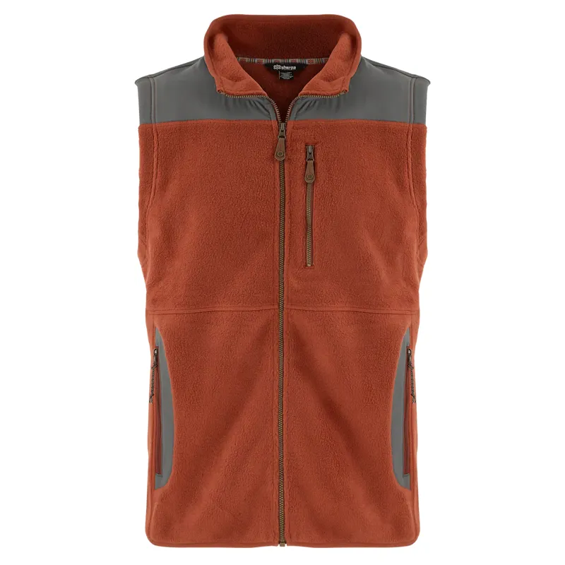 Sherpa M's Sanani Eco Fleece Vest Clay Red