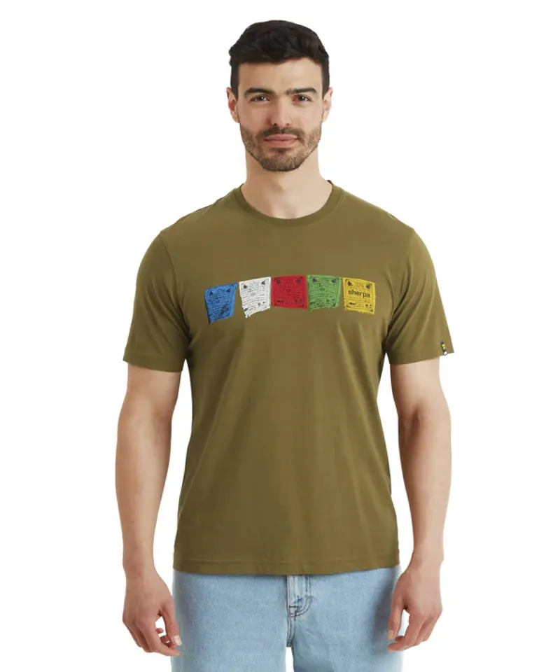 Sherpa Men's Tarcho T- shirt - Moss-1