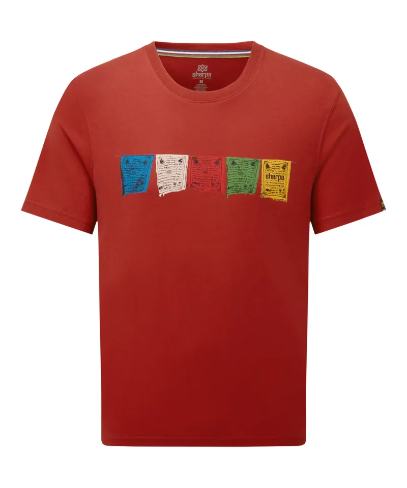Sherpa Men's Tarcho Tee - Rust