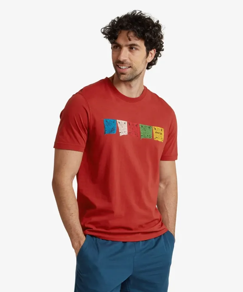 Sherpa Men's Tarcho Tee - Rust-1