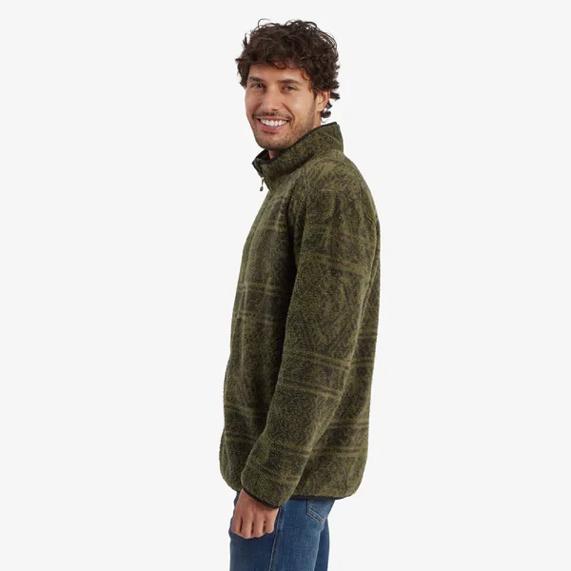 Sherpa Men's Uddesya Eco Fleece Jacket - Evergreen Topo-4