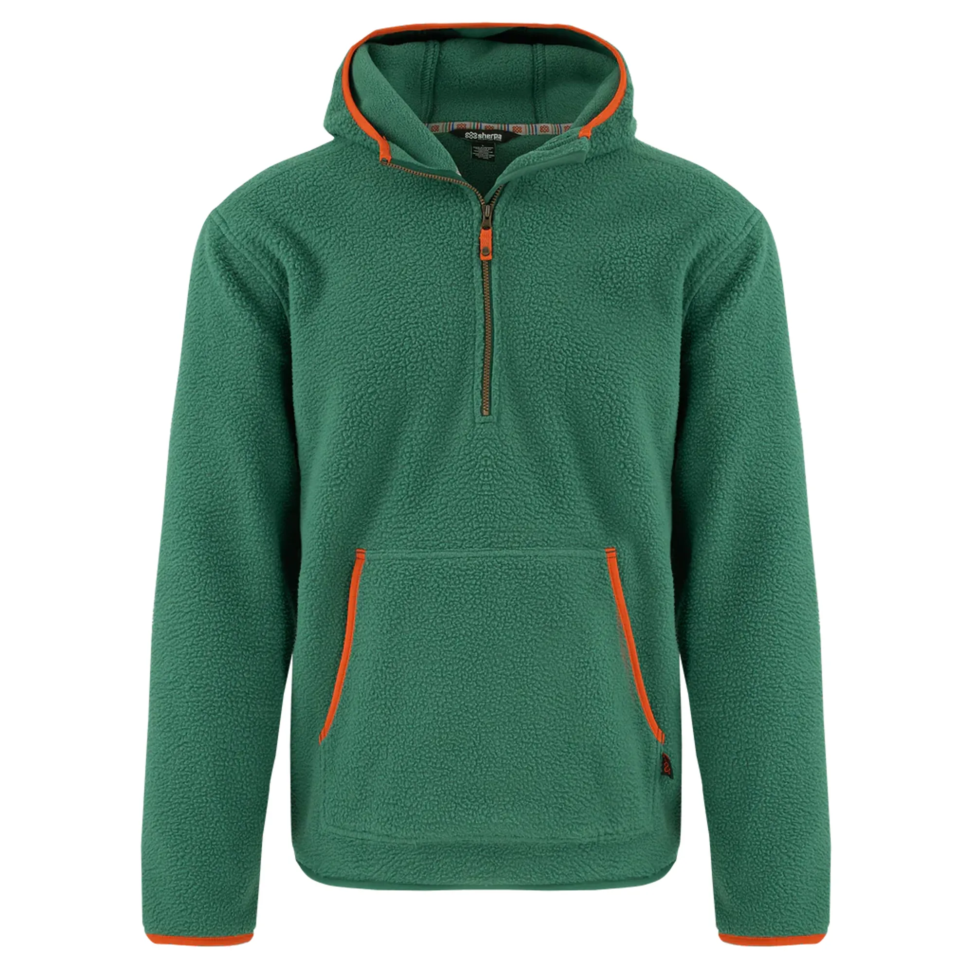 Sherpa Men s Uddesya Eco 1 4 Zip Hoodie Forest