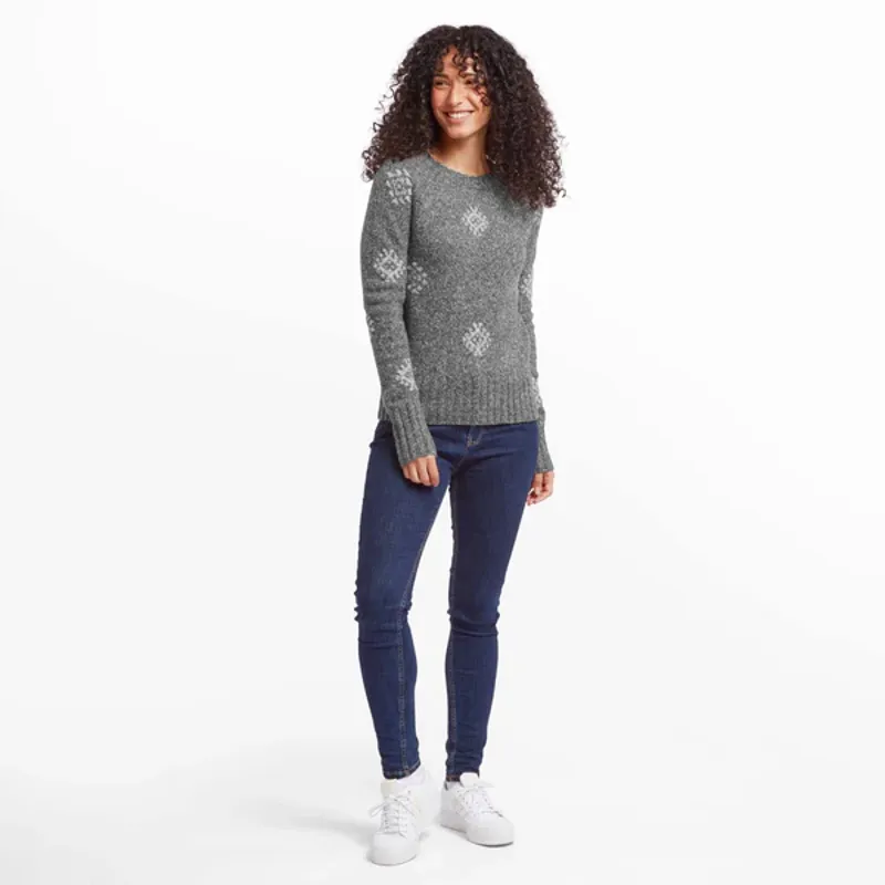 Sherpa W's Vindo Crew Monsoon Grey-1