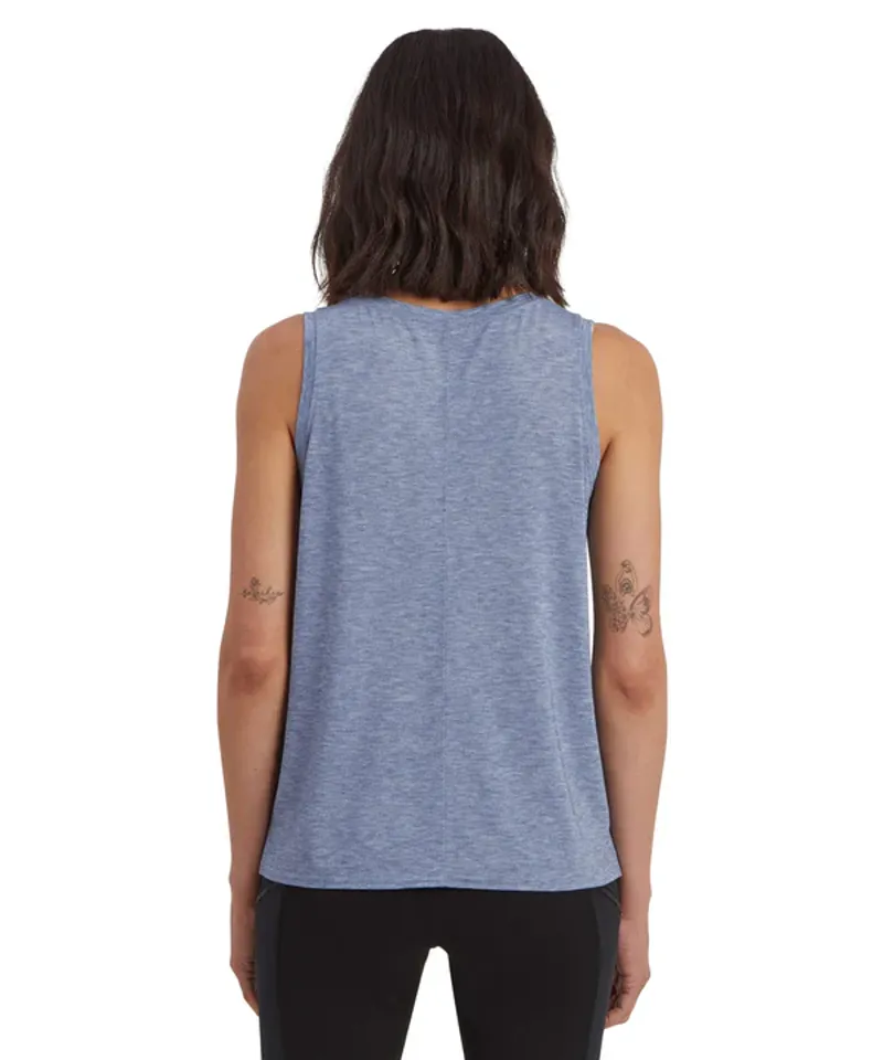Sherpa W's Asha V-Neck Tank Seaport Blue-2
