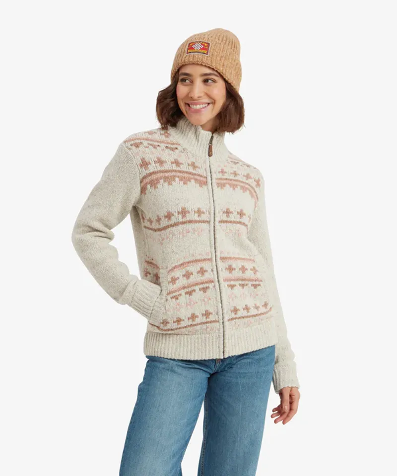 Sherpa Women's Dumji Full Zip Cardigan - Peetho-1