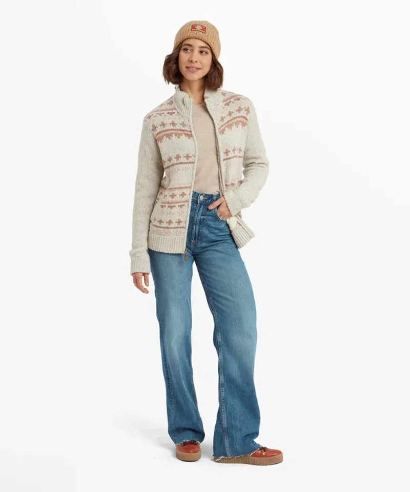 Sherpa Women's Dumji Full Zip Cardigan - Peetho-2