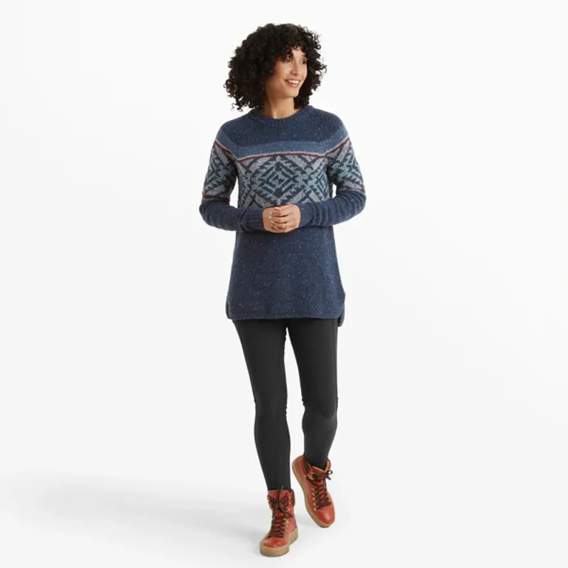Sherpa Women's Dumji Long Sweater Rathee Blue-2