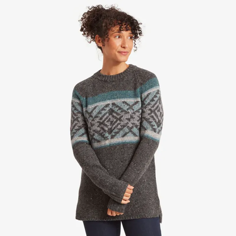 Sherpa Women's Dumji Long Sweater - Kharani Grey-2