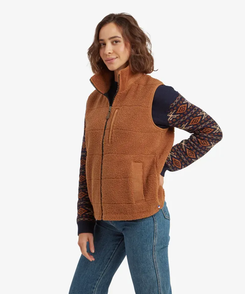 Sherpa W's Rangeli Vest Mocha-1