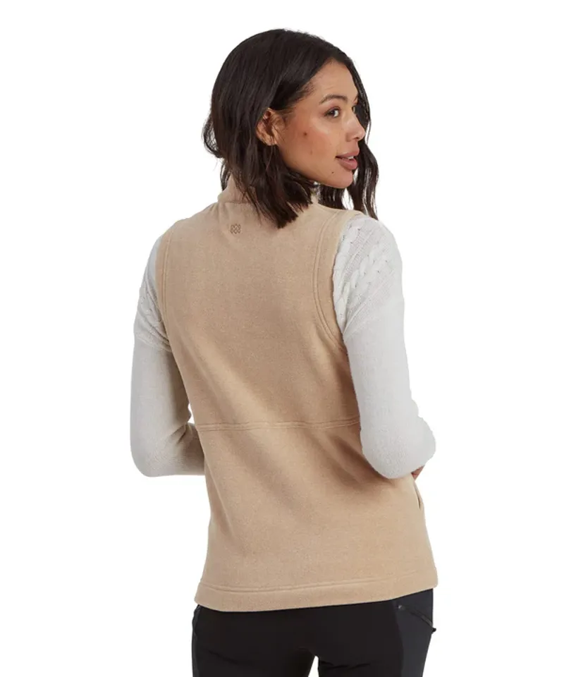 Sherpa Women's Rolpa Eco Fleece Vest - Bardiya Sand-3