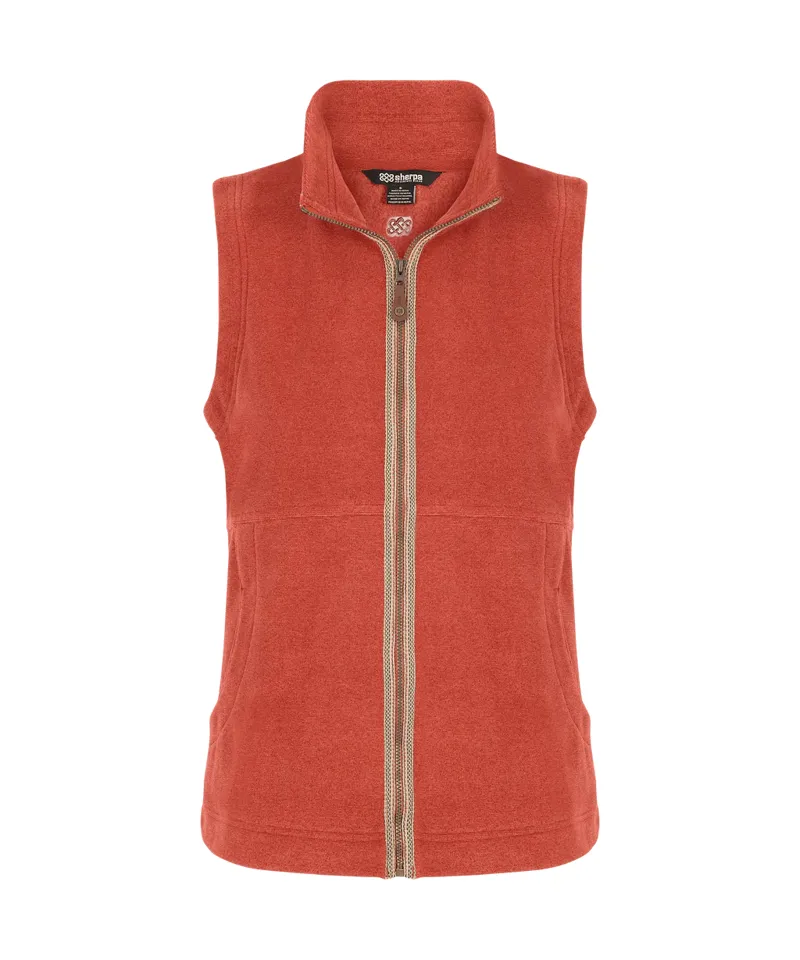 Sherpa Women's Rolpa Eco Vest Rust-1