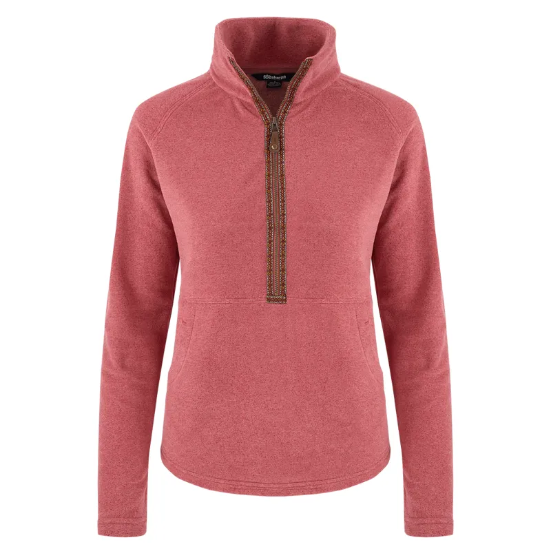 Sherpa Women's Rolpa Eco 1/2-Zip Mineral Red