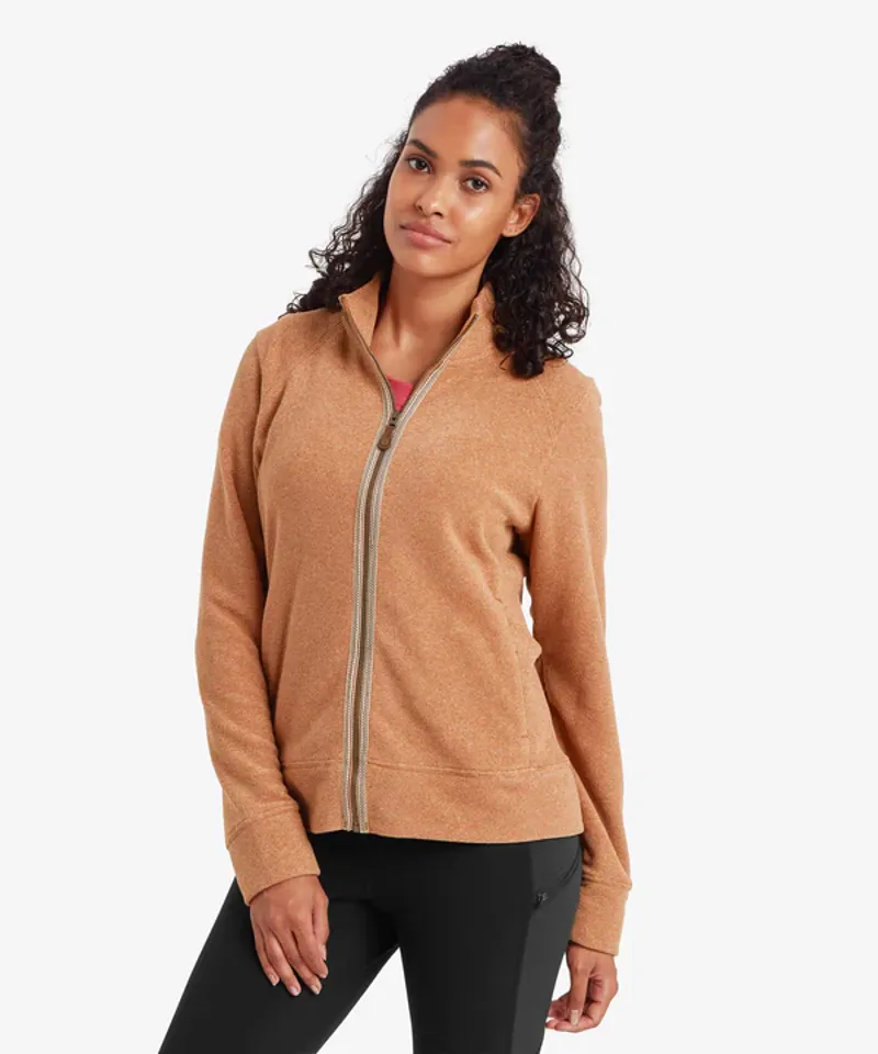 Sherpa Women's Rolpa Eco Fleece Jacket Mocha-1