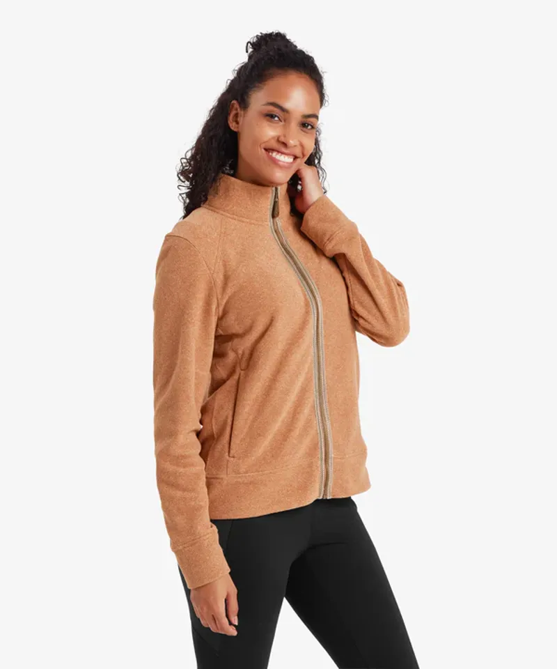 Sherpa Women's Rolpa Eco Fleece Jacket Mocha-3