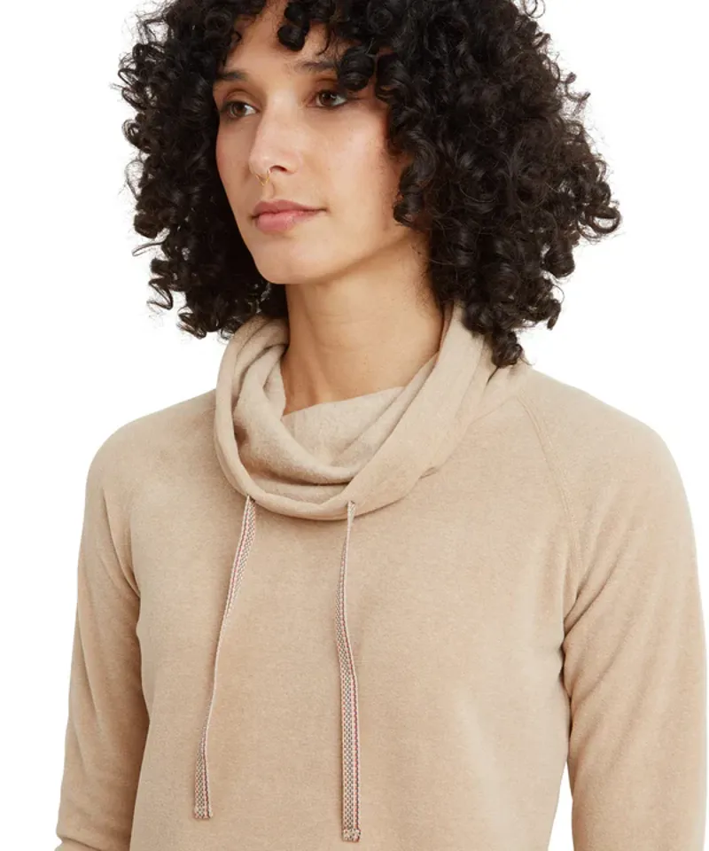 Sherpa Women's Rolpa Eco Fleece Pullover Bardiya Sand-5