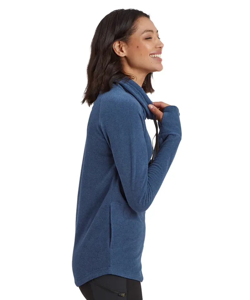 Sherpa Women's Rolpa Eco Fleece Pullover Rathee Blue-4