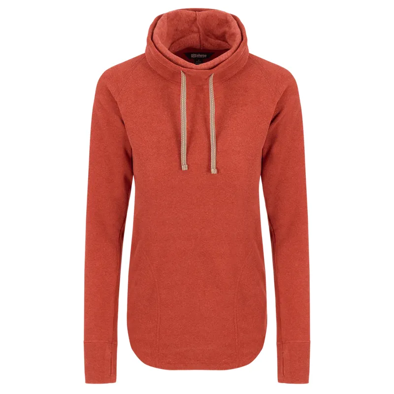 Sherpa Women's Rolpa Eco Fleece Pullover - Rust 
