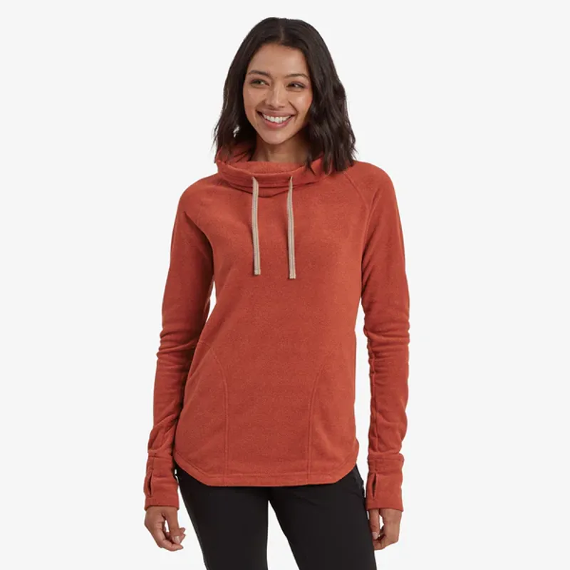 Sherpa Women's Rolpa Eco Fleece Pullover - Rust -1