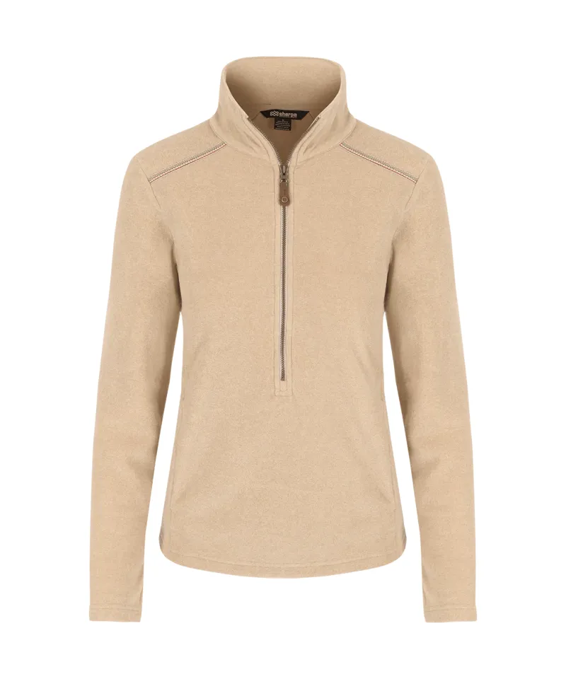 Sherpa Women's Rolpa Eco 1/2-Zip Pullover - Bardiya Sand
