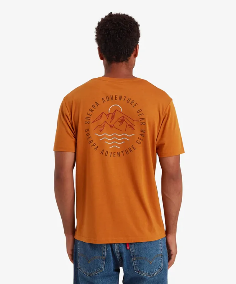Sherpa Men's Bali Circle Tee - Masala-3