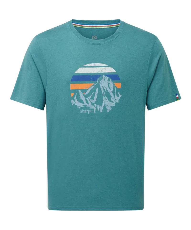 Sherpa Men's Bali Retro Sunset Tee - Hydra