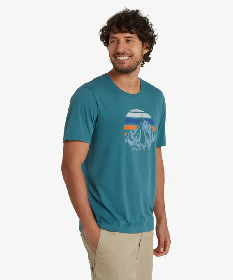 Sherpa Men's Bali Retro Sunset Tee - Hydra-2